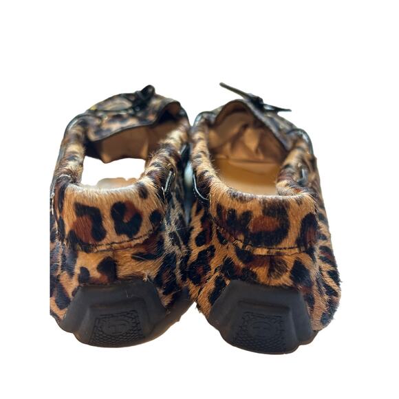 Talbots Leopard Print Fur Loafers Flats Women's Size 6.5 - Picture 4 of 7
